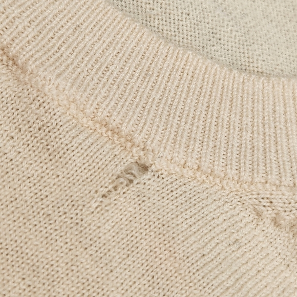 Banana Republic Sweater Women's S Red Striped J'adore Merino Extra Fine Wool - Picture 9 of 13